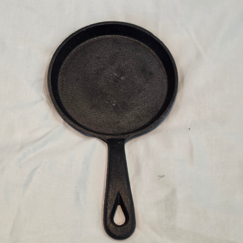 Miniature Skillet Unisex 5 Inch Black Excellent Cast Iron 2019-1